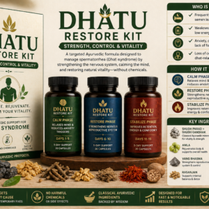 Dhatu Restore Kit (For Spermatorrhea / Dhat Syndrome)