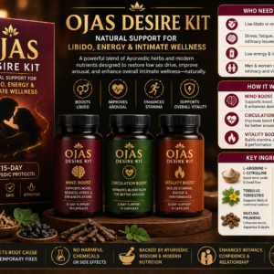 Ojas Desire Kit – Natural Support for Libido, Energy & Intimate Wellness