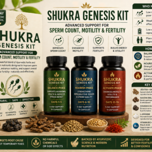 Shukra Genesis Kit – Advanced Support for Sperm Count, Motility & Fertility